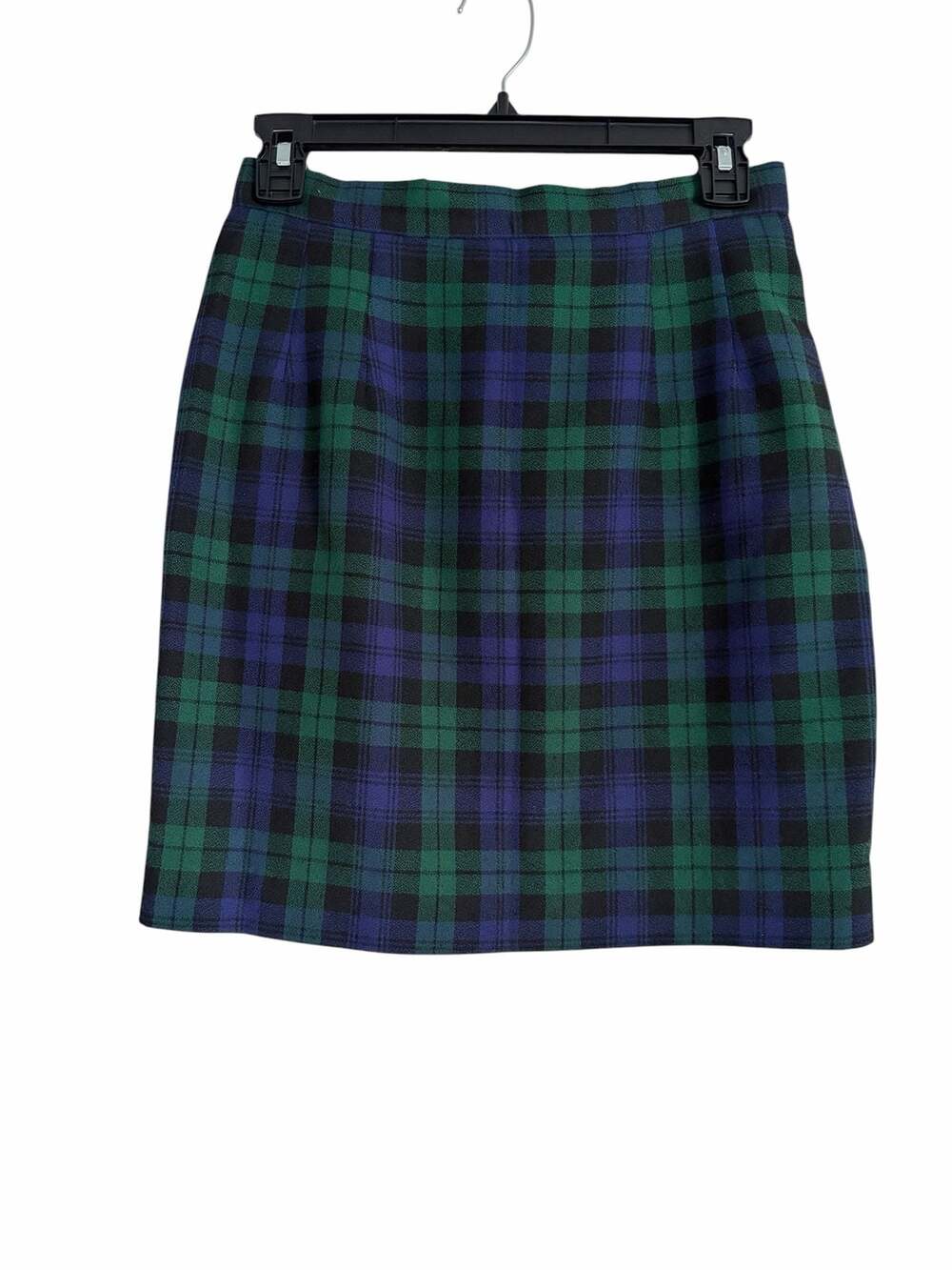 Vintage Plaid Tartan Pencil Skirt Size 6
